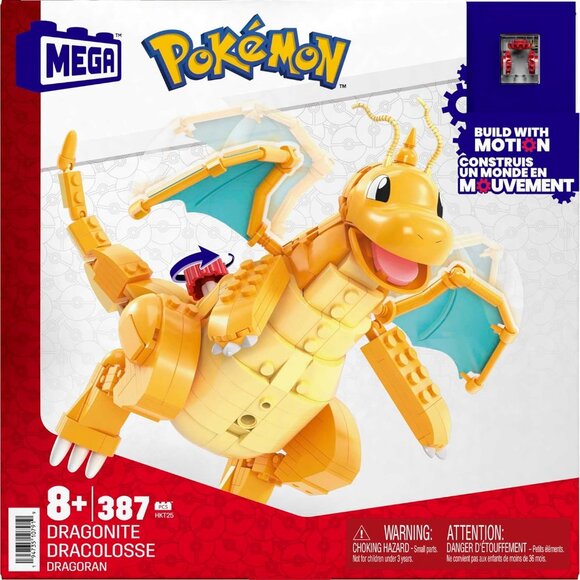 NEW Dragonite MEGA Pokémon Action Figure Building Toys Set LEGO COMPATIBLE 387 P - Picture 9 of 13